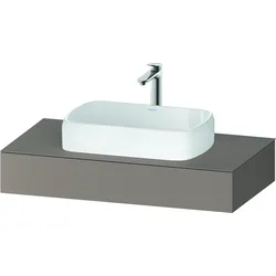 Duravit Konsole „Qatego“ in Basalt Matt