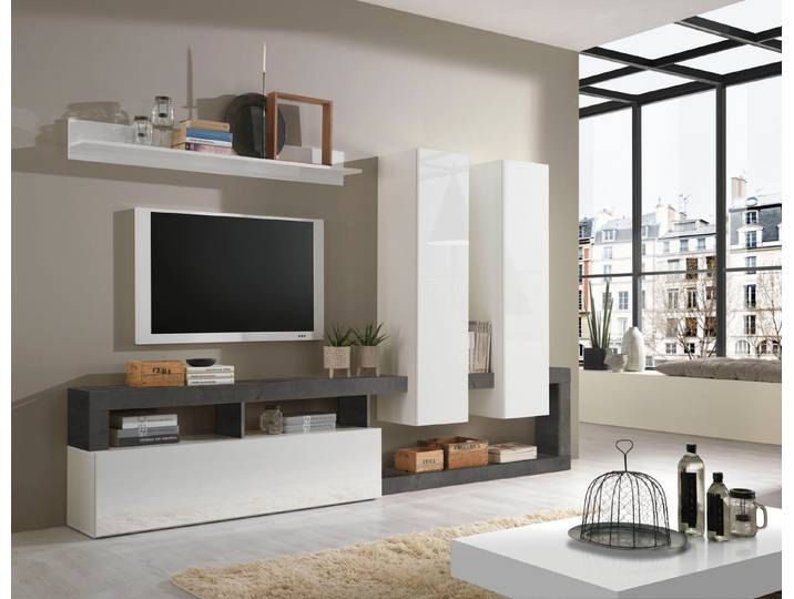 Home affaire Wohnwand Hamburg, (Set, 4-St)