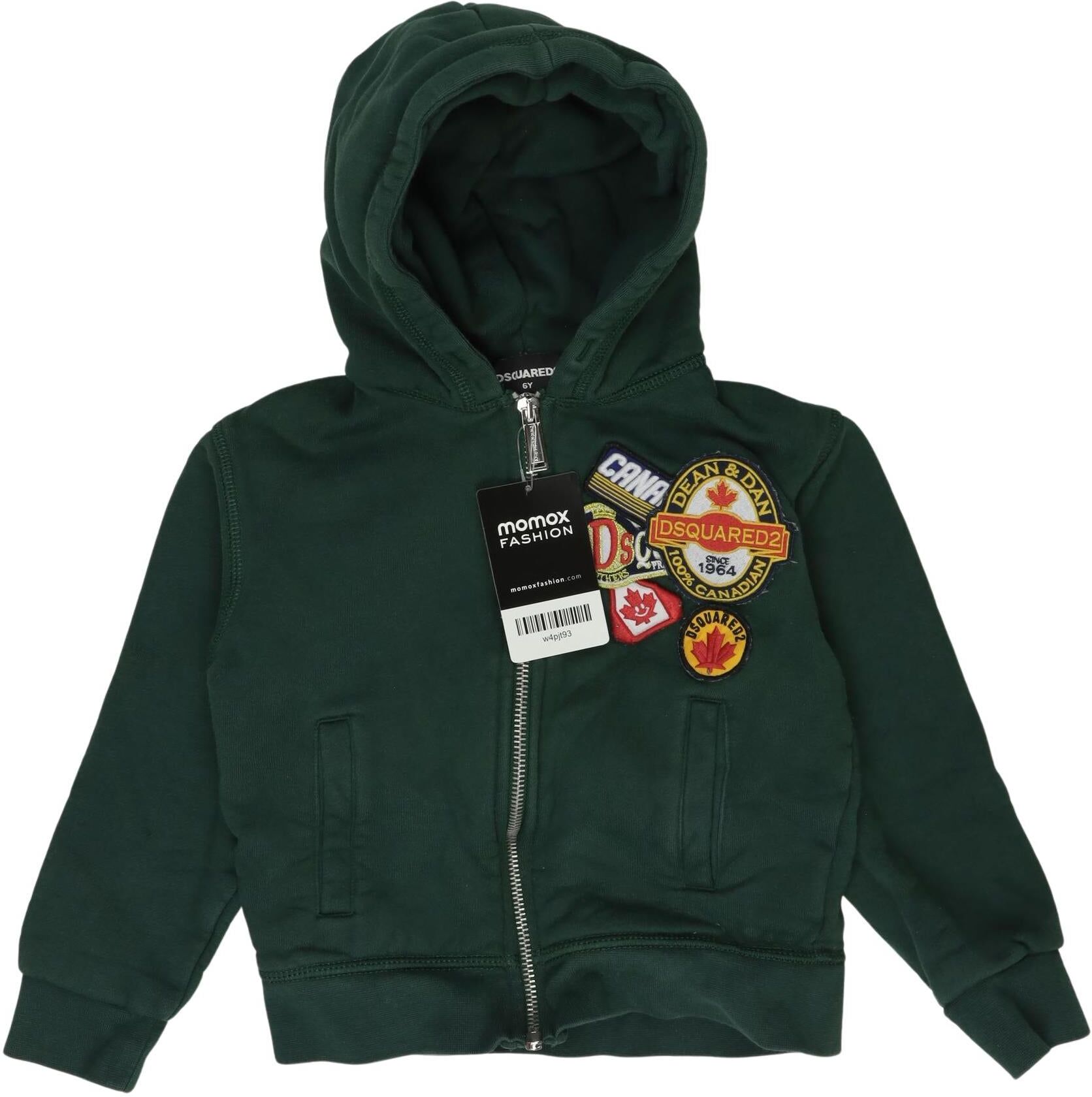 Dsquared2 Jungen Kapuzenpullover oder Sweater, Grün, Gr. EU 116, Baumwolle - Second Hand