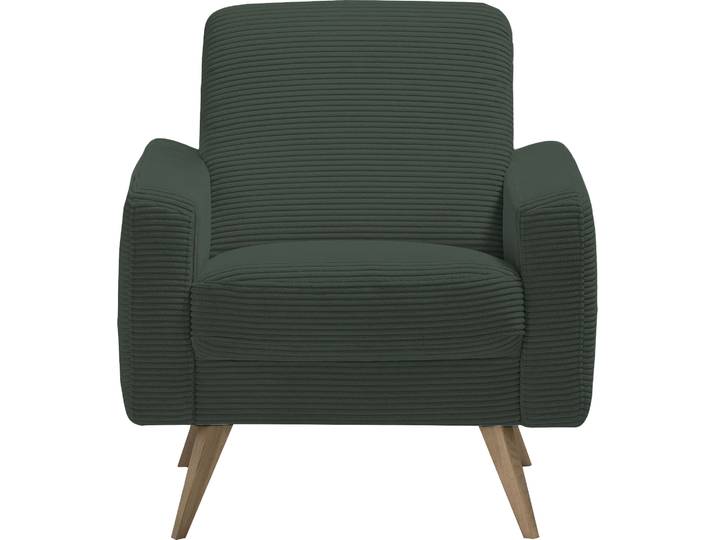 Sessel EXXPO - SOFA FASHION Samso, Loungesessel , braun (pine), B:82cm H:87cm T:80cm, 100% PES, Sessel, Sessel, elegant und bequem, aktueller Cord Bezug