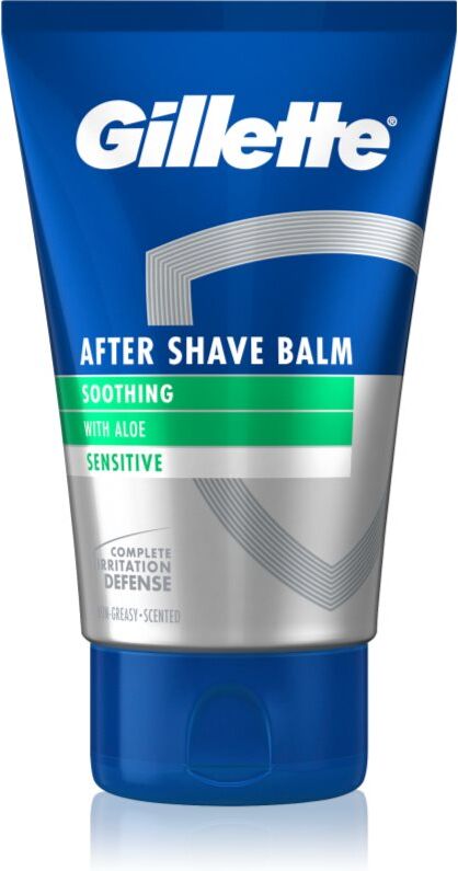 Gillette Sensitive Aftershave Creme Aloe Vera 100 ml