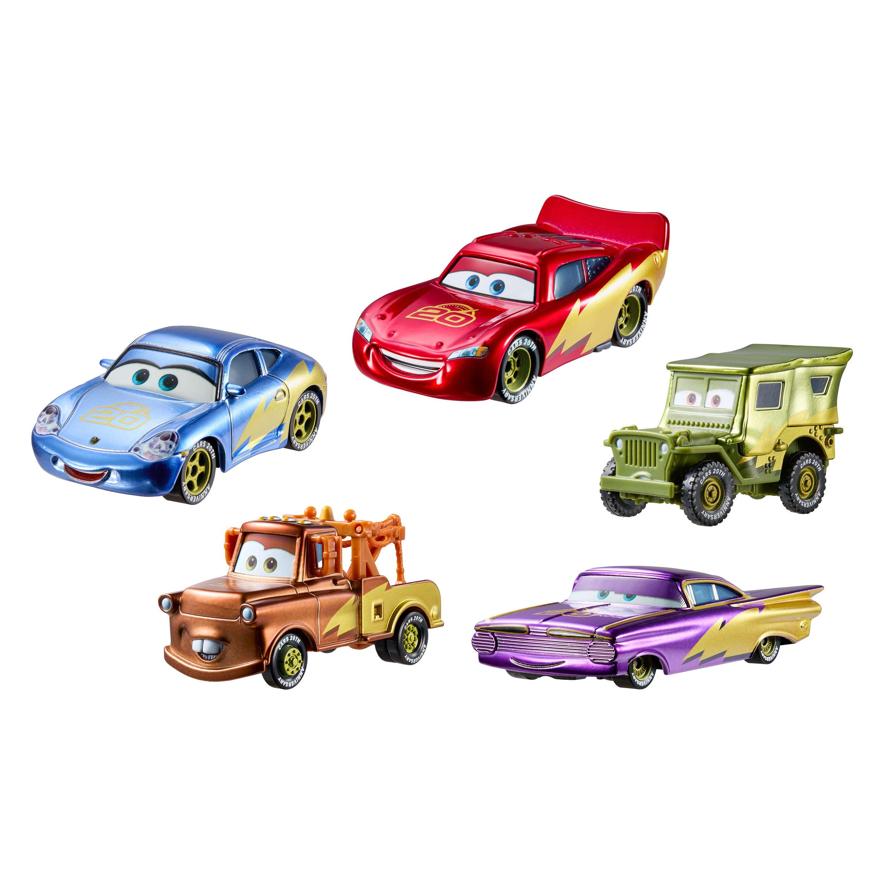 Mattel Disney Pixar Cars 20. Jubiläum 5er-Pack (JMJ85)
