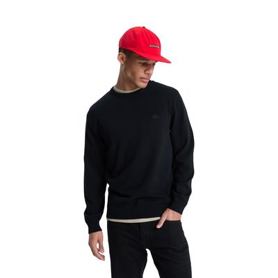 Strickpullover QUIKSILVER "Salt Water Light", Herren, Gr. XL, schwarz, Obermaterial: 100% Baumwolle., Pullover Strickpullover