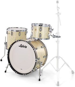 Ludwig Classic Maple Fab 22 Vint. Wh. Vintage White Marine