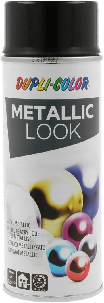 european aerosols DUPLI-COLOR METALLIC LOOK schwarz, 400 ml