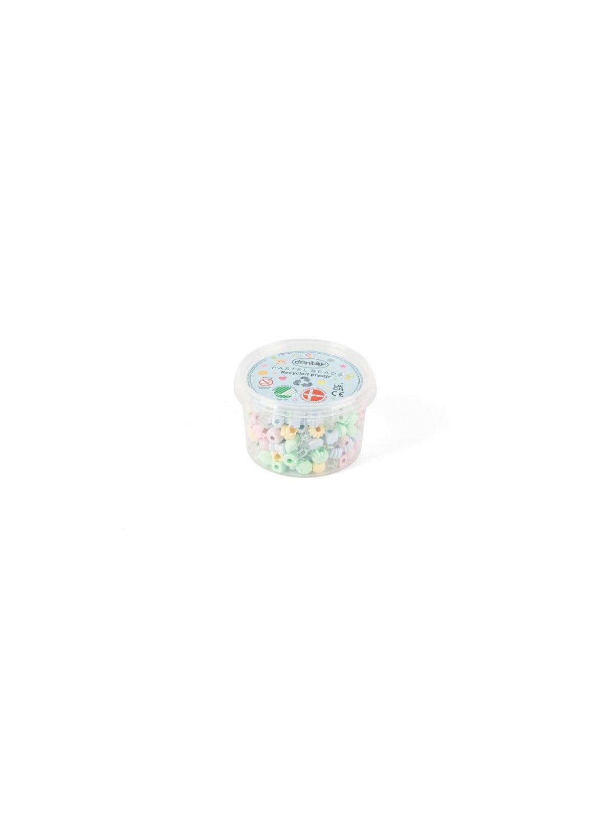Dantoy Recycled Pastels Beads - 280 pcs