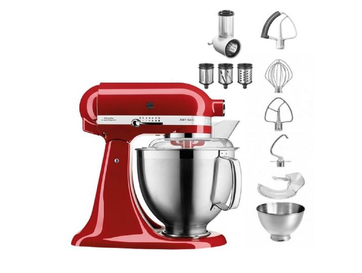 KitchenAid Küchenmaschine KitchenAid 4,8 L 5KSM185 Artisan Küchenmaschine Beginnerset