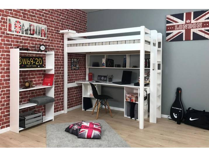 Mezzanine haute 90x190 aménageable CARLIT