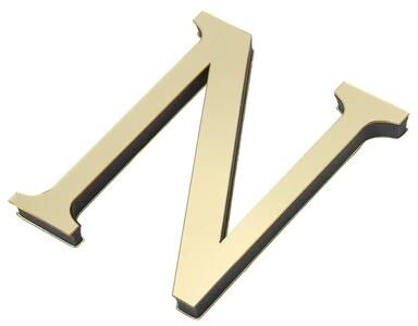 Uplift Picks Light Gold Acrylic Mirror Letters For Stylish Personalized Wall Decor Display n