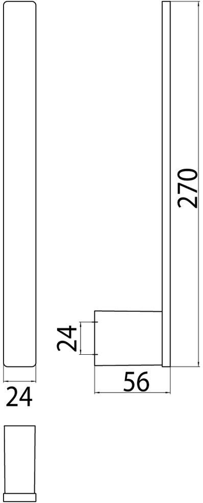 Emco Loft Reservepapierhalter für 2 Rollen, senkrecht
