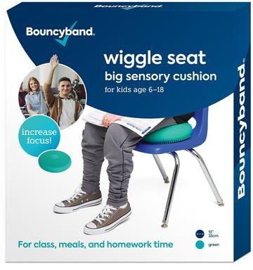 Bouncyband Big Wiggle Seat Sensory Cushion, Mint