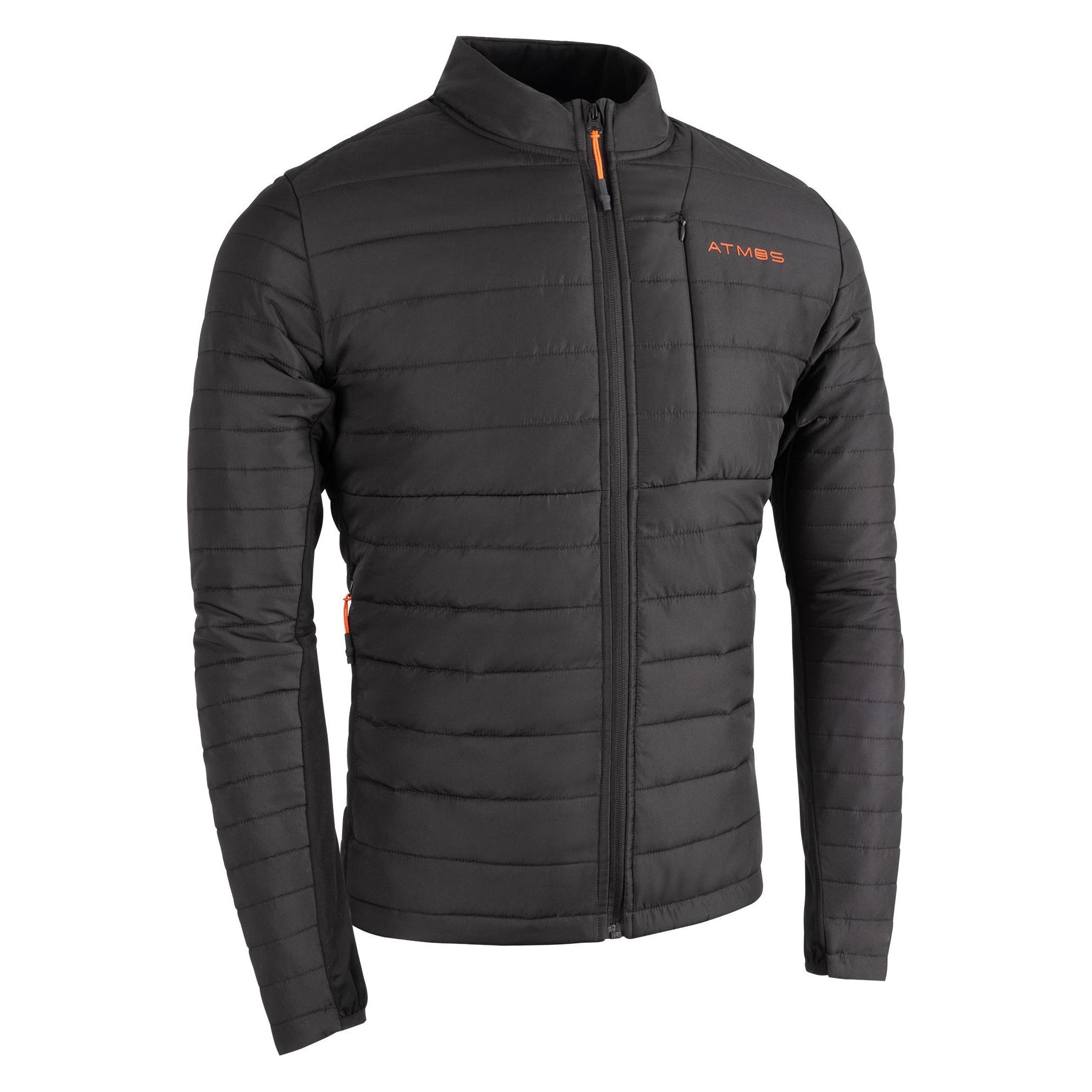 Oxford ATMOS Thermo Puffer LA254201 Thermo-Mittelschicht unter Motorradjacke, Schwarz, S (Herren, S) (LA254201S)