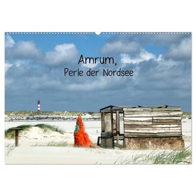 Amrum, Perle der Nordsee (Wandkalender 2026 DIN A2 quer), CALVENDO Monatskalender