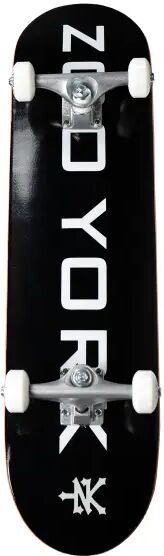 Skateboard Komplettboard Zoo York Logo Block (8" - Schwarz/Weiß)