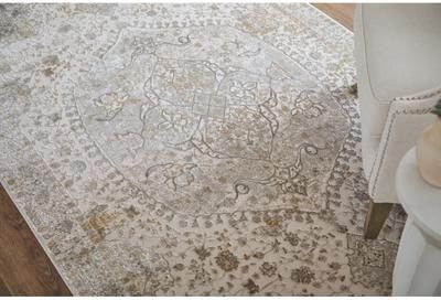 Grand Bazaar Lindstra Machine Made Medallion Traditional Area Rug