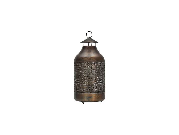 Lanterne H37 cm fer marron antique HDNett