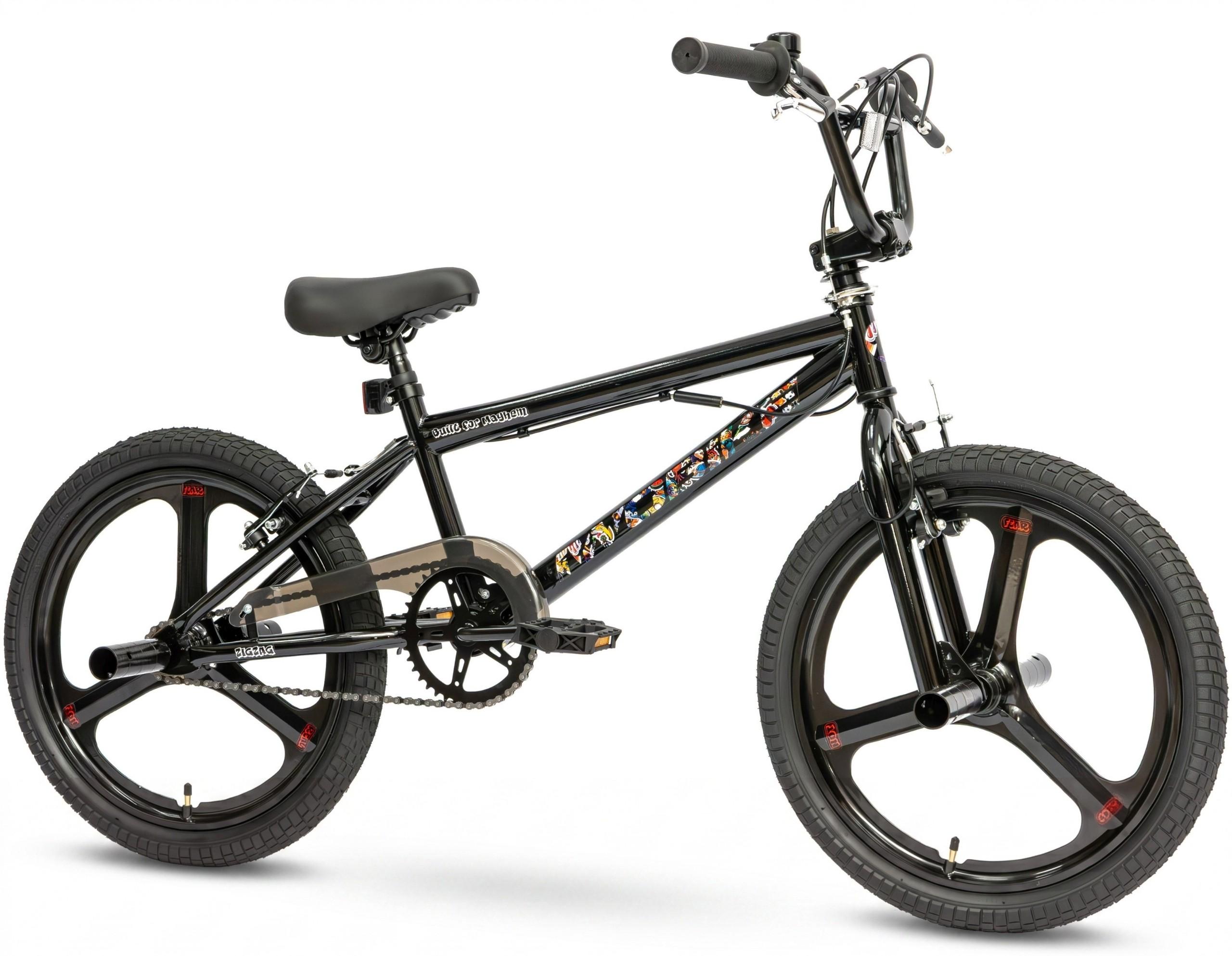 IwoBike BMX 20 Zoll Freestyle Fahrrad Rotor 360° Pegs Felgen Jugendrad Herren Damen Klingel