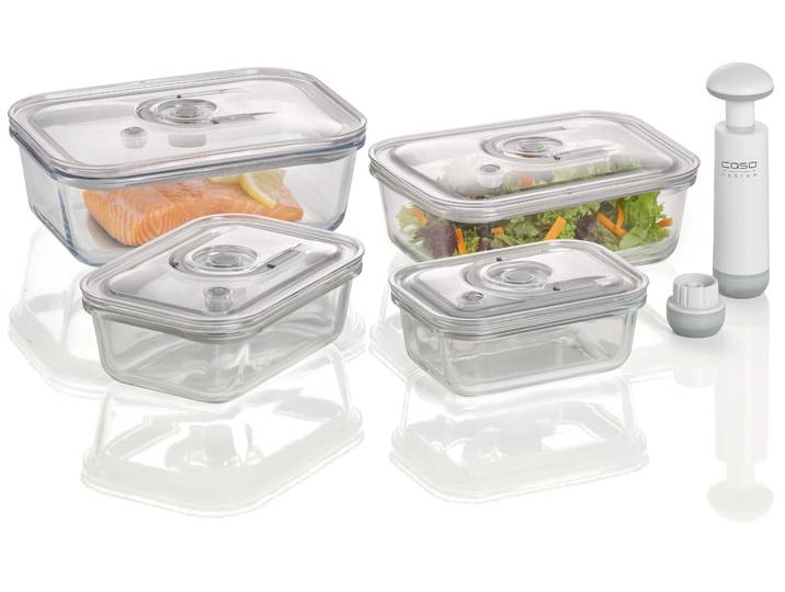 CASO Vakuumbehälter 1197 VacuBoxx , transparent, Lebensmittelaufbewahrungsbehälter, Vakuumbehälter