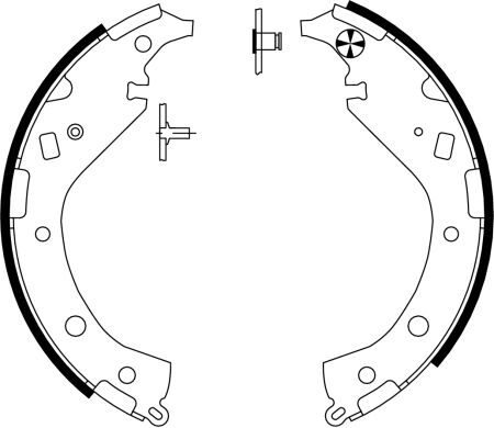 Textar Bremsbackensatz 91063100 Für Pontiac Toyota