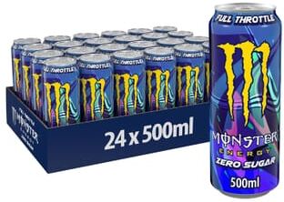 Monster Cable Full Throttle Zero Sugar 24 Unds 500 ml