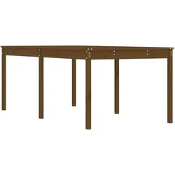 vidaXL Gartentisch Honigbraun 203,5x100x76 cm Massivholz Kiefer