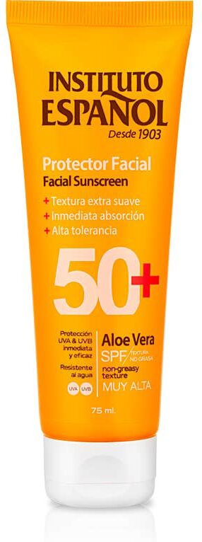 Instituto Español Protector Solar Facial Aloe Vera Spf50+ 75ml