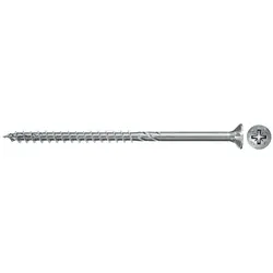 Fischer Spanplattenschraube 6,0x120 PowerFast FPF II CZP BC, Senkkopf, Kreuzschlitz PZ, Teilgewinde - 670503