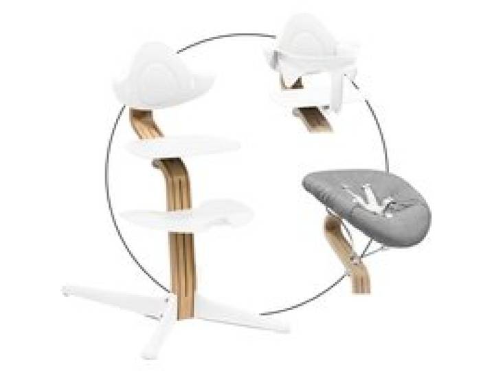 Bundle Hochstuhl Eiche inkl. Newbornset und Babyset