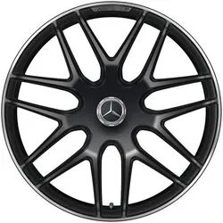 Mercedes-AMG GLE 167 22 Zoll Leichtmetallfelge Schmiederad schwarz matt glanzged