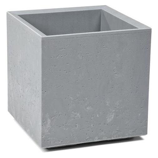 Lamela Pot with water reservoir, plastic, grey (30 x 30 x 30 cm) (66238726)