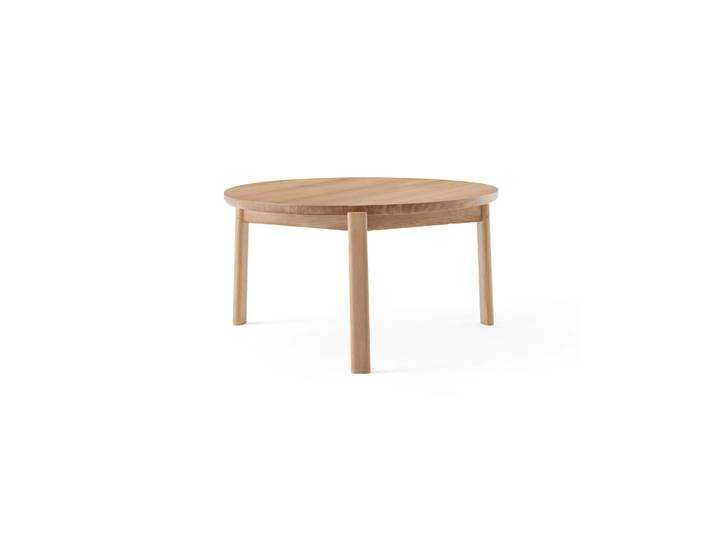 Audo Copenhagen Passage Couchtisch Eiche, Ø70 cm