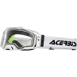 Acerbis Vulcan, Crossbrille - Weiß/Schwarz Klar - Einheitsgröße