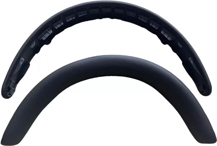 INF Premium Lammleder-Kopfbandabdeckung kompatibel mit Bowers & Wilkins PX7S2 & PX8 Kopfhörern Schwarz