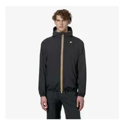 K-way für Herren. K5127QW Jacke Jack Stretch Dot schwarz (M), Lässig, Polyester