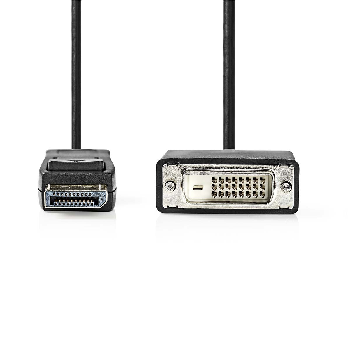 Nedis CCGL37200BK20 DisplayPort naar DVI-D kabel, 2 meter, Man naar Man