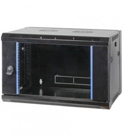EFB Elektronik EFB-Elektronik Gehäuse geeignet für Wandmontage Schwarz RAL 9005 9U 48,3 cm 19" Wall Housing Flat Pack Depth 450 mm RAL9005 (691709FTS.1)
