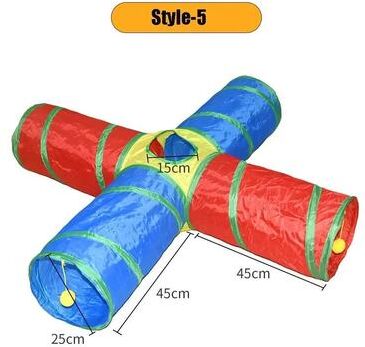 Uplifted Finds Portable Foldable Polyester And Steel Wire Cat Tunnel Tube 5