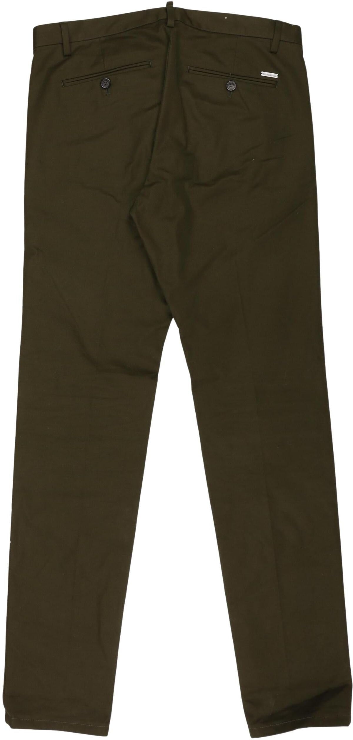 Dsquared2 Herren Stoffhose, Braun, Gr. EU 44, Baumwolle - Second Hand