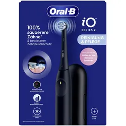 Oral-B Elektrische Zahnbürste iO2 Night Black mit Reiseetui
