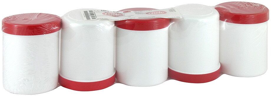 Salbenkruke Weiß 300 G M.schraubdeckel Rot