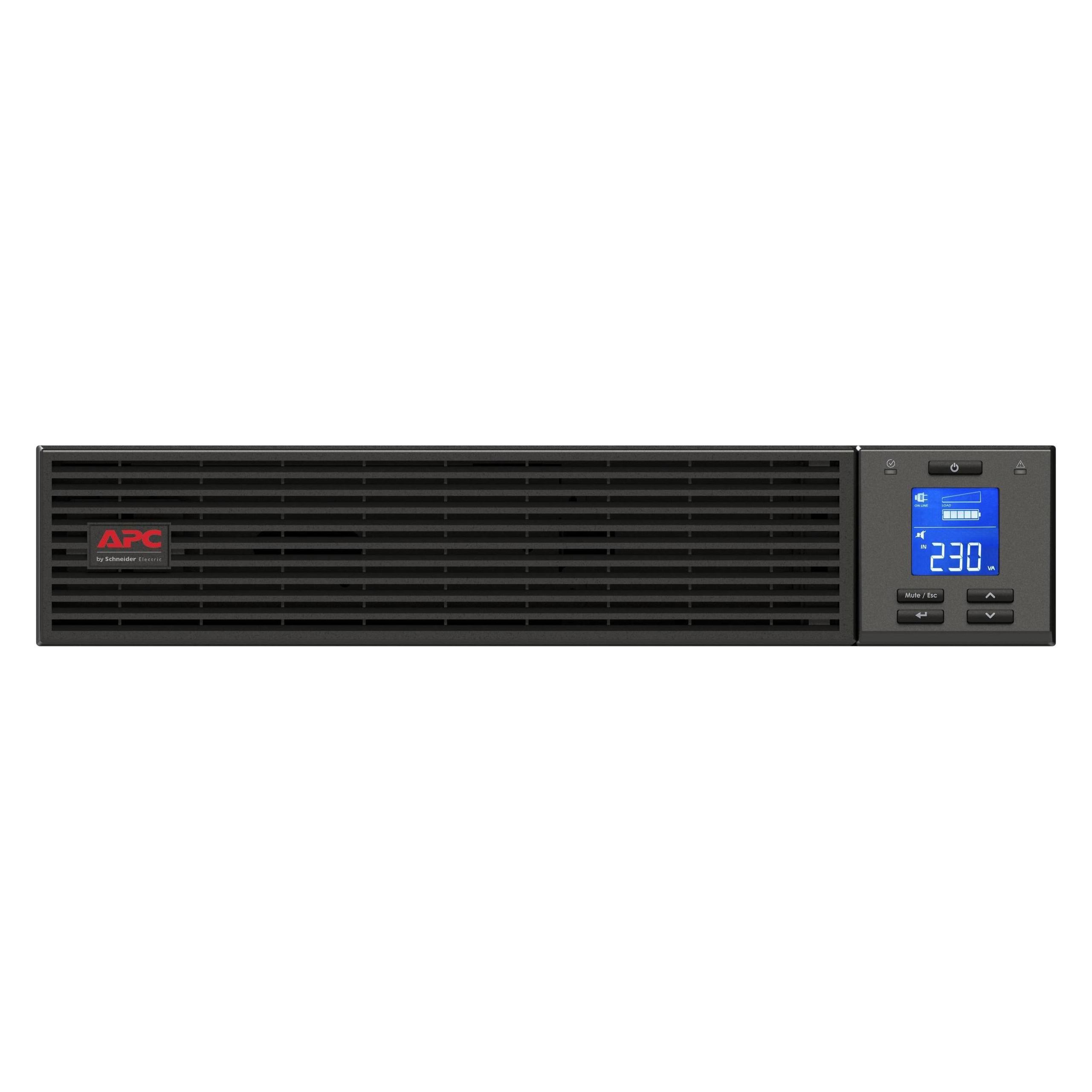 APC Easy UPS On-Line SRV RM mit Rail Kit (3000 VA, 2700 W, Online-Doppelwandler USV) (SRV3KRIRK-E)
