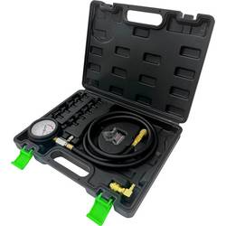 KS Tools 512.5240 COMPETITION Öldruck-Prüfgerät, 12-tlg, 0-10bar
