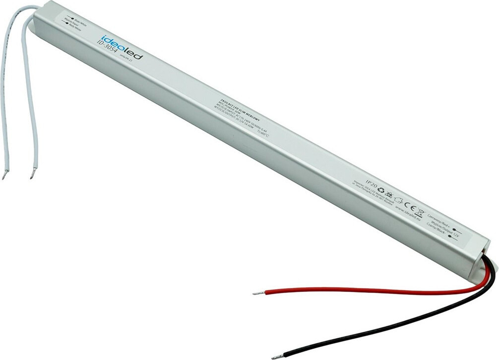 Idealed ID-3054 Voeding voor LED-verlichting in slanke meubels, 12V DC, 60W