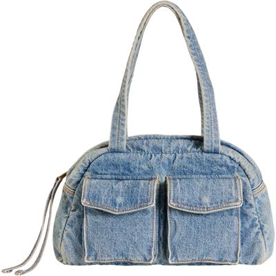 Henkeltasche LEVI'S "BLAKE", Damen, blau (this looks cool), Denim/Jeans, Baumwolle, Taschen, aus Denim