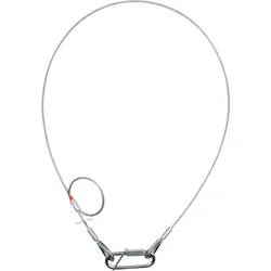 Saveking Safety Cable 4 mm - BGV-C1 WLL: 40 kg - 100 cm - Silber