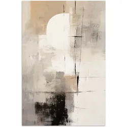 POSTER Abstrakt - Kunst - Grau Wanddeko 40x60 cm