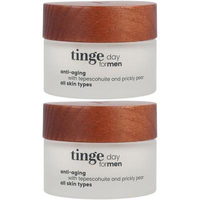 Tinge for Men Anti-Age Dagcreme x2 2x50 ml Tagescreme