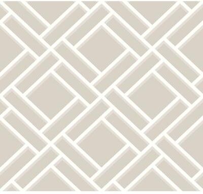 Seabrook Designs Lillian August Block Trellis Unpasted Wallpaper