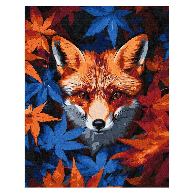 Ideyka Malen nach Zahlen - Herbstfuchs - art selena ua (KHO6698)
