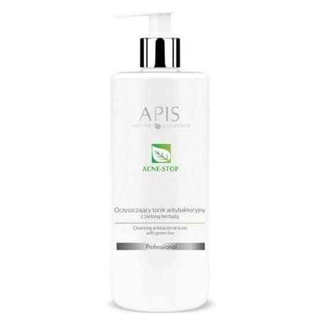 Apis Natural Cosmetics Apis - Acne-Stop Cleansing Antibacterial Toner A (Gesichtswasser, 500 ml) (5901810000790)